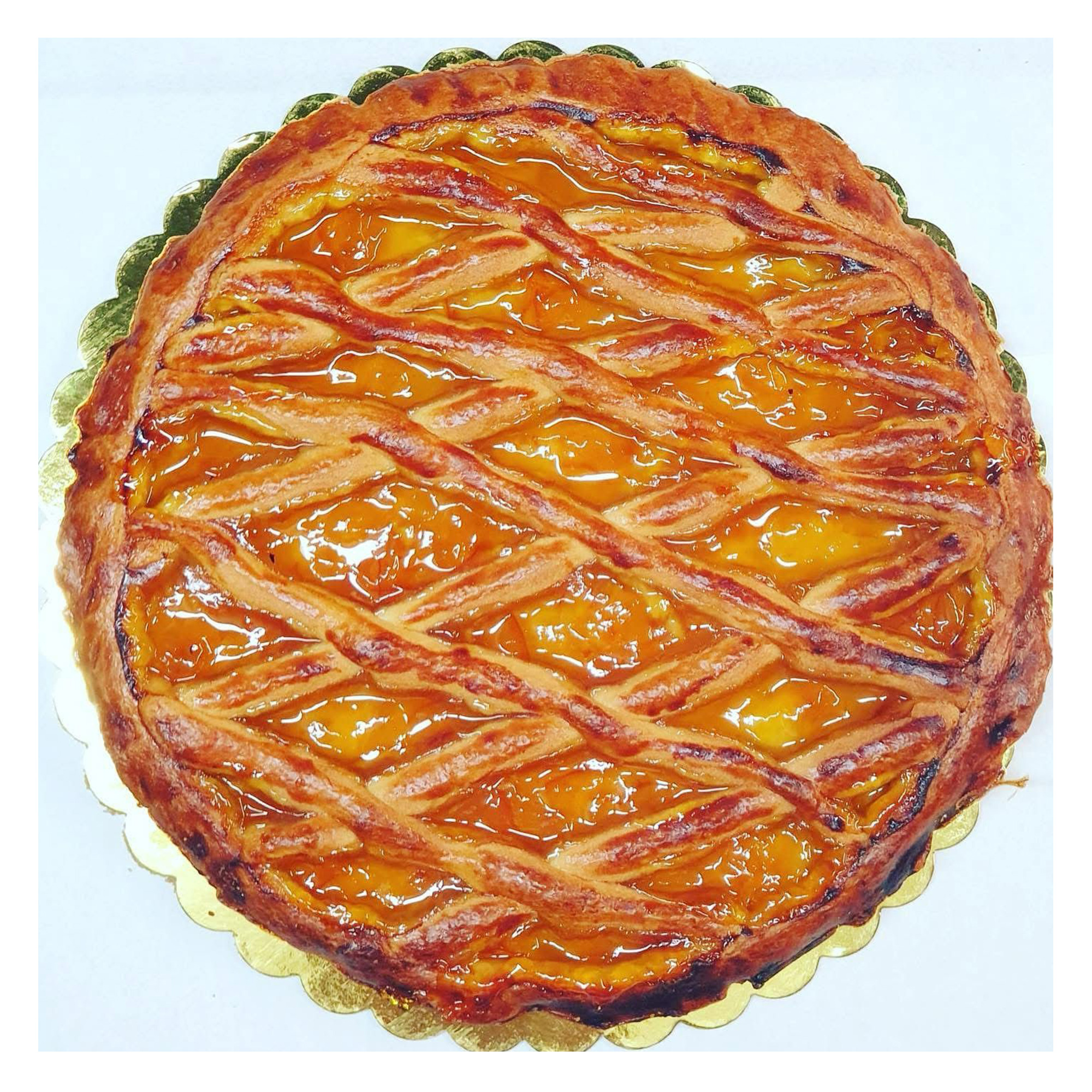 Taart met Sinaasappel en Gembermarmelade